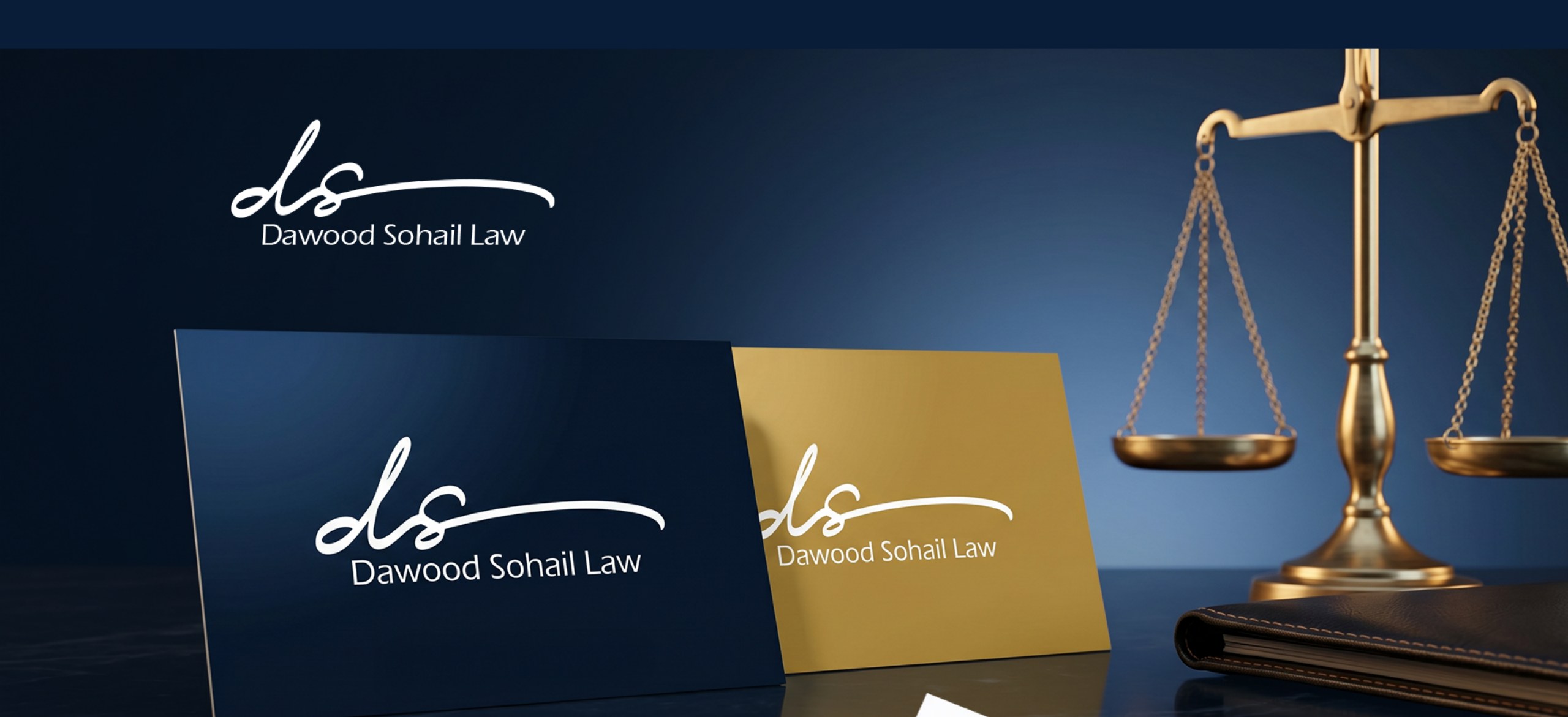 Dawood Sohail Law brand system detail by Omega Trove