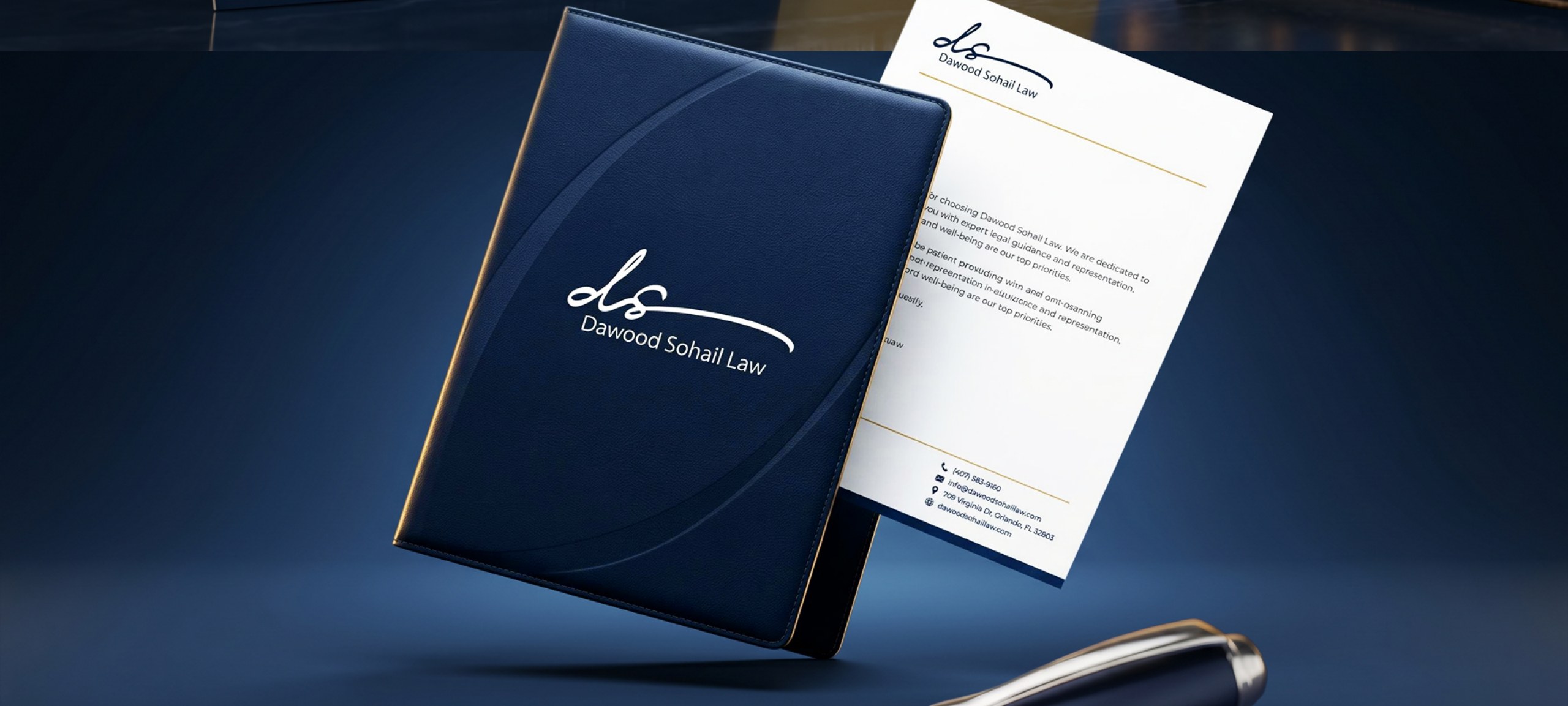 Dawood Sohail Law brand system detail by Omega Trove
