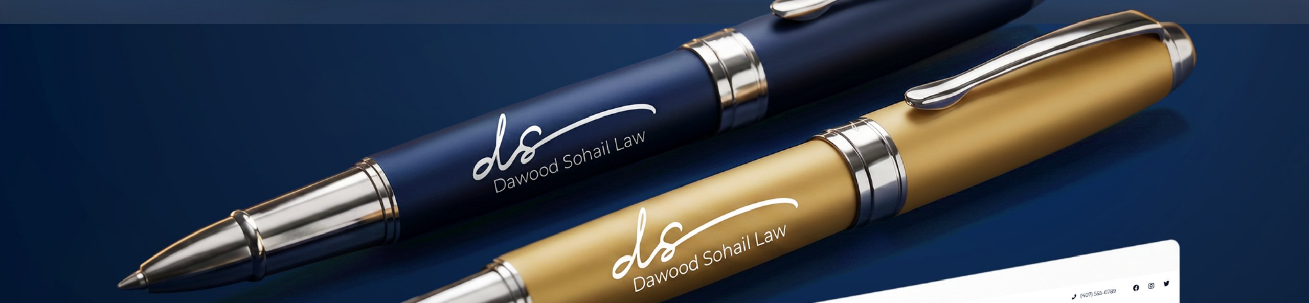 Dawood Sohail Law brand system detail by Omega Trove