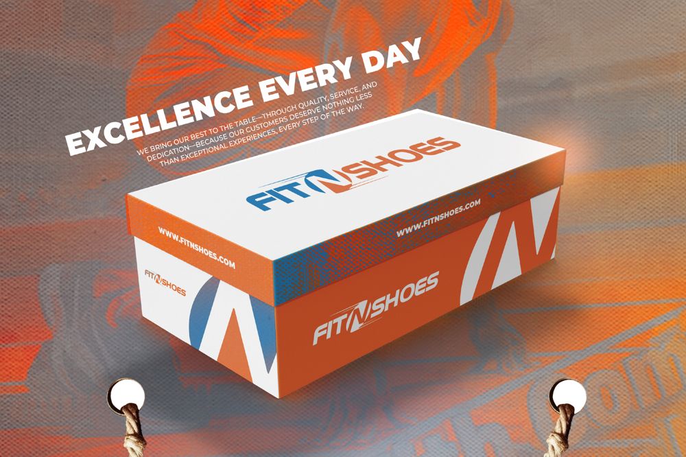FitnShoes brand system detail by Omega Trove