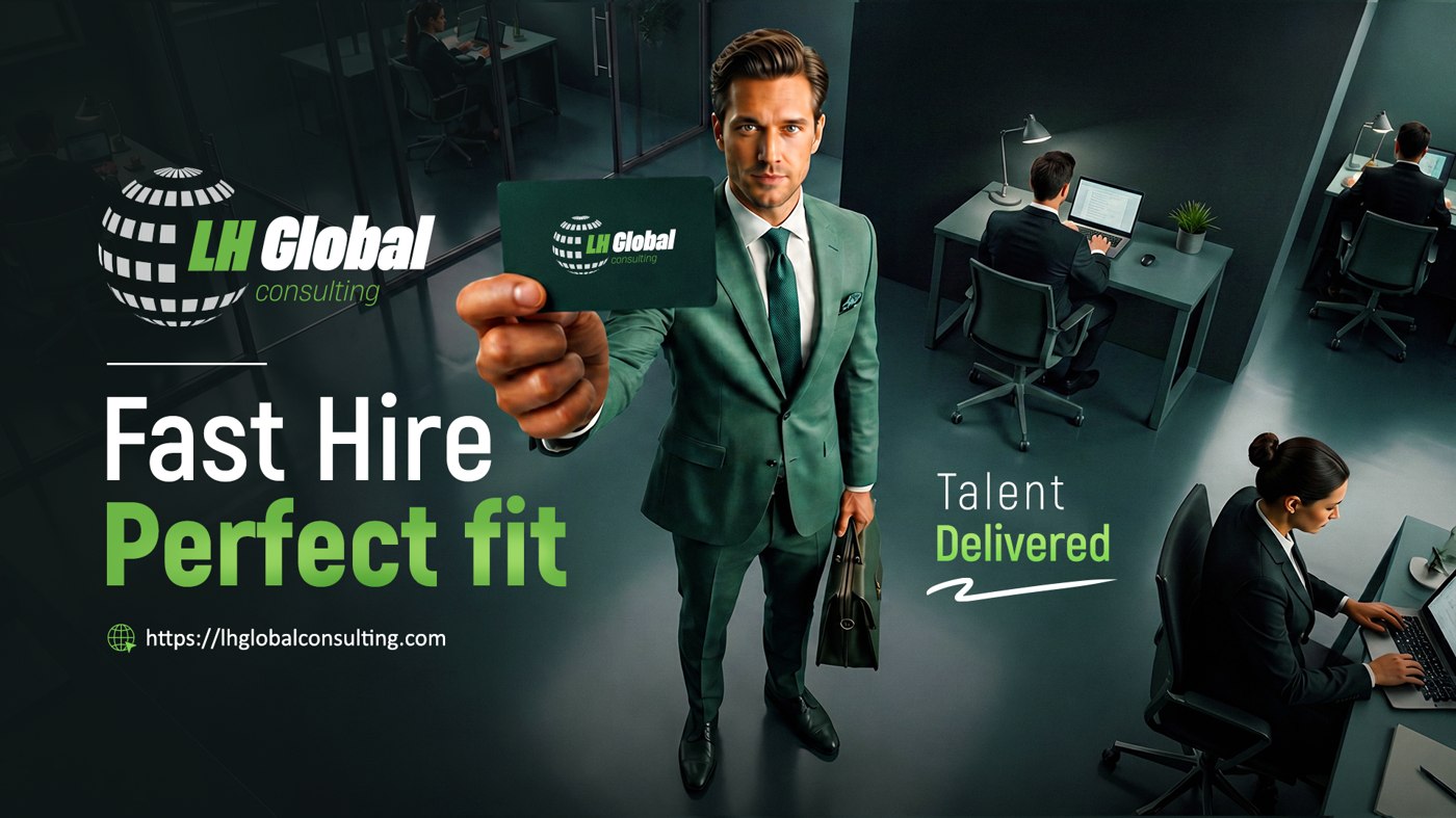 LH Global Consulting brand work by Omega Trove