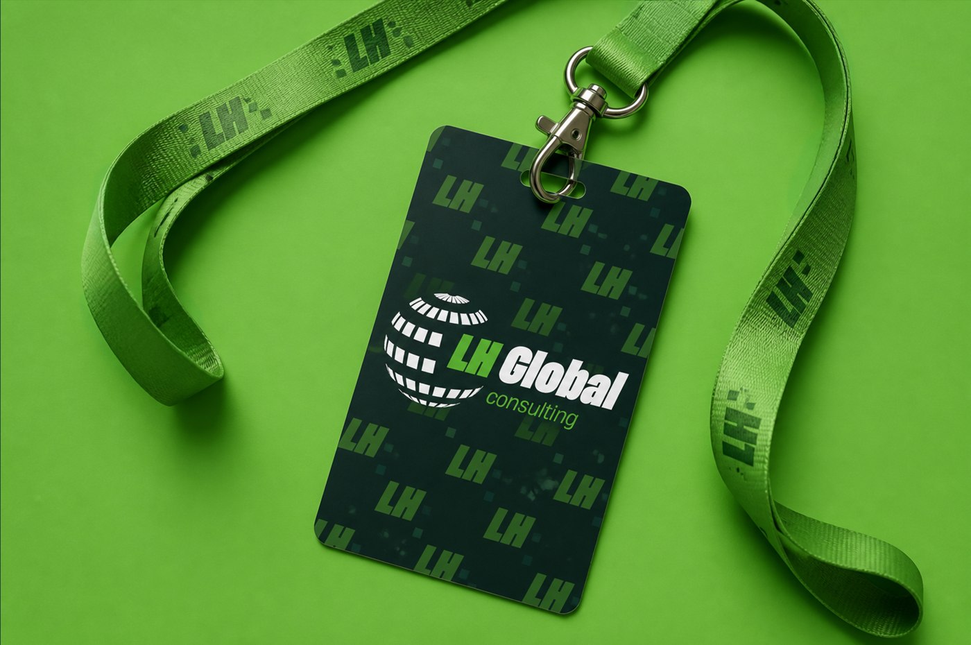 LH Global Consulting brand system detail by Omega Trove