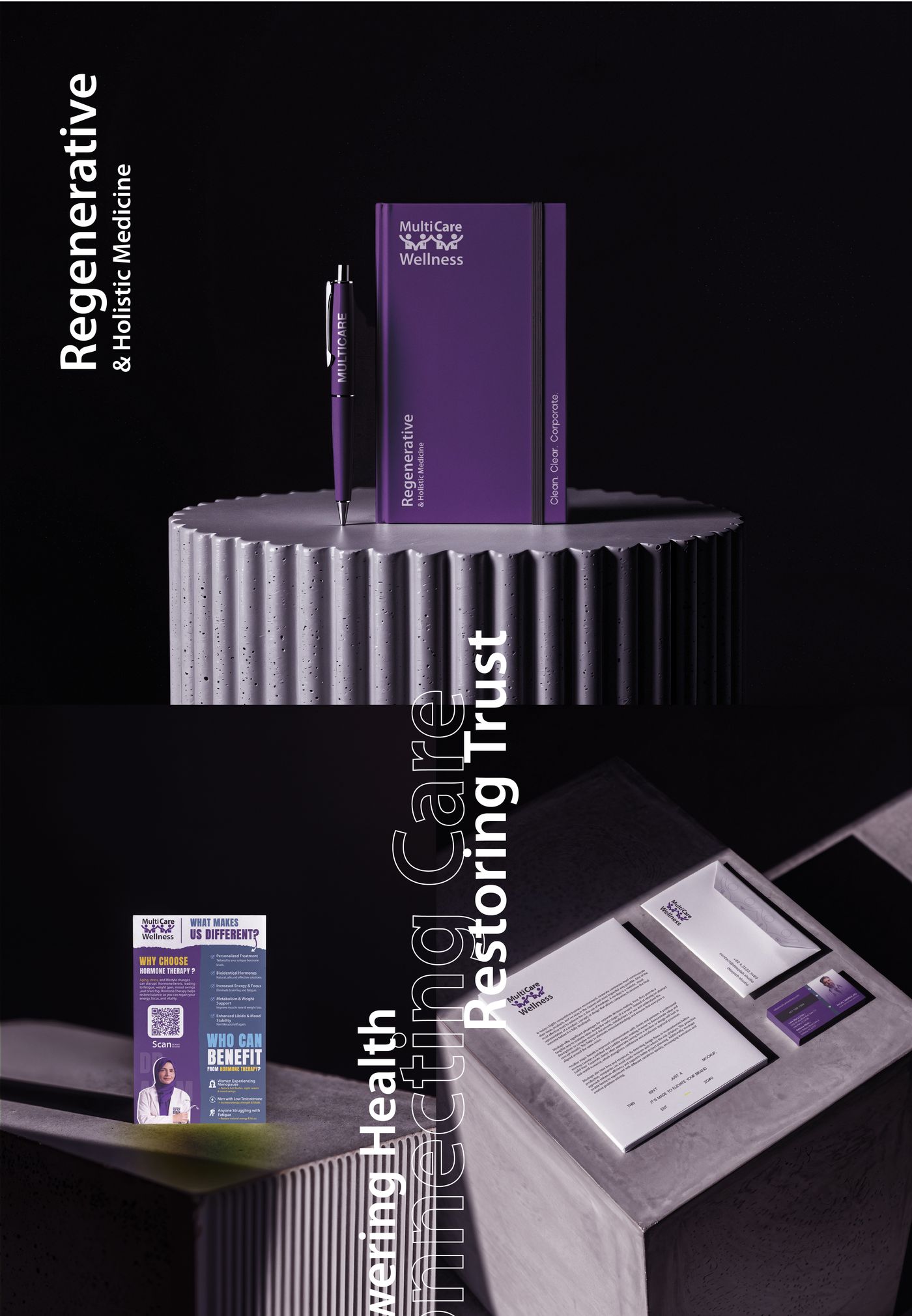 MultiCARE brand system detail by Omega Trove