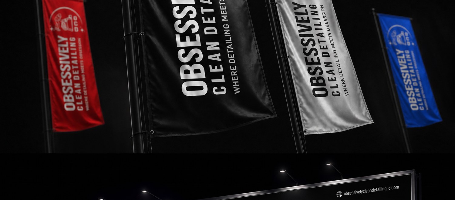 Obsessively Clean Detailing brand system detail by Omega Trove