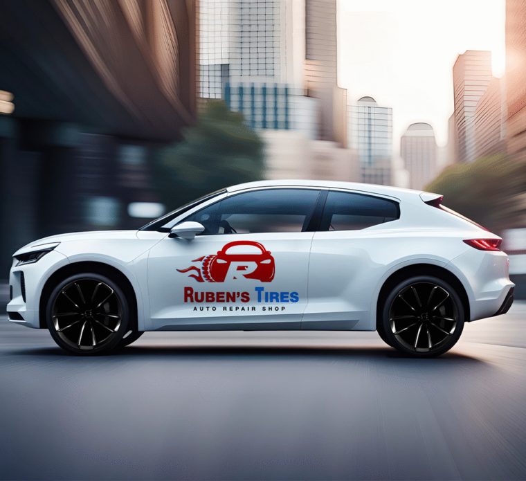 Ruben’s Tires brand work by Omega Trove