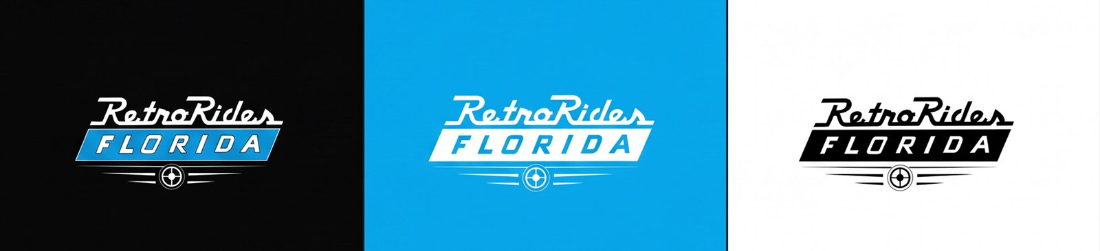 RetroRides Florida brand system detail by Omega Trove