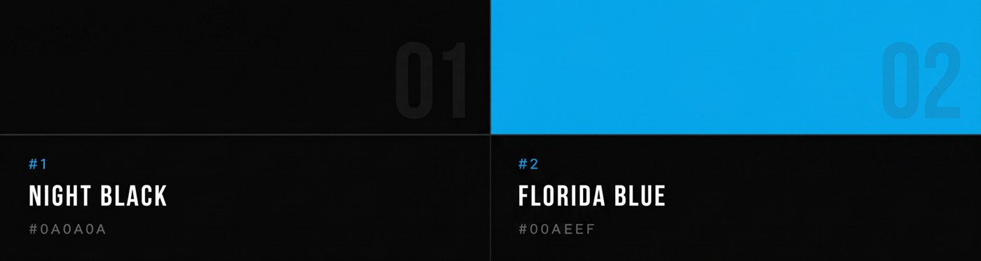 RetroRides Florida brand system detail by Omega Trove