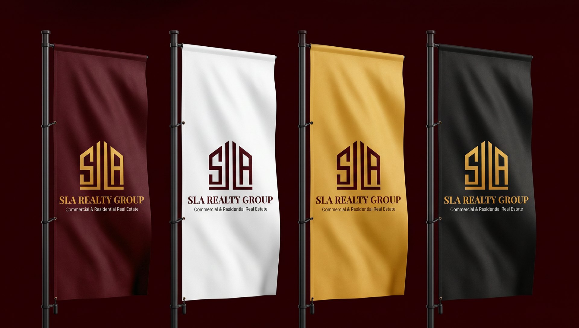 SLA Realty Group brand system detail by Omega Trove