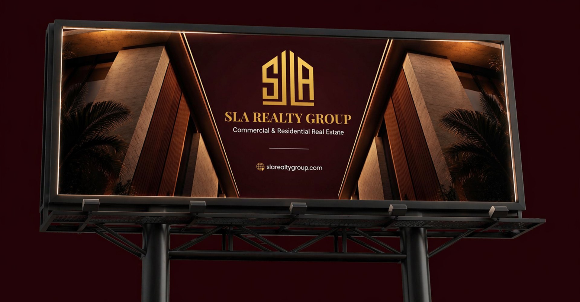 SLA Realty Group brand system detail by Omega Trove