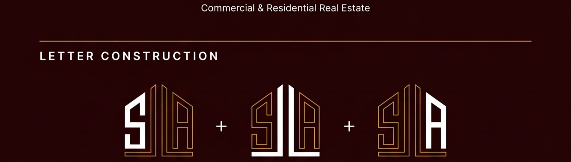 SLA Realty Group brand system detail by Omega Trove