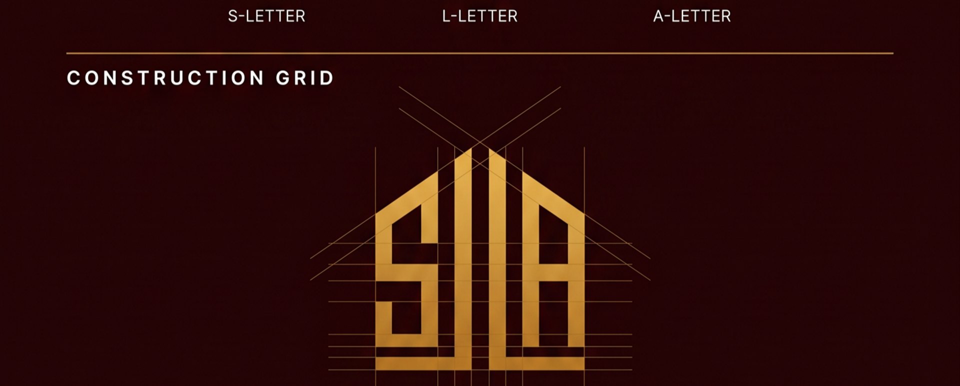 SLA Realty Group brand system detail by Omega Trove