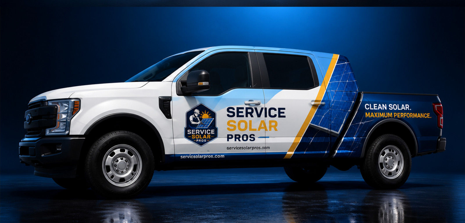 Service Solar Pros brand system detail by Omega Trove