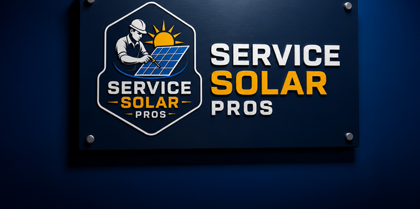 Service Solar Pros brand system detail by Omega Trove