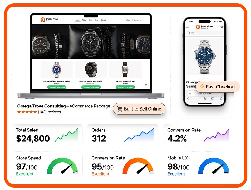 Online store & management — Omega Trove Consulting