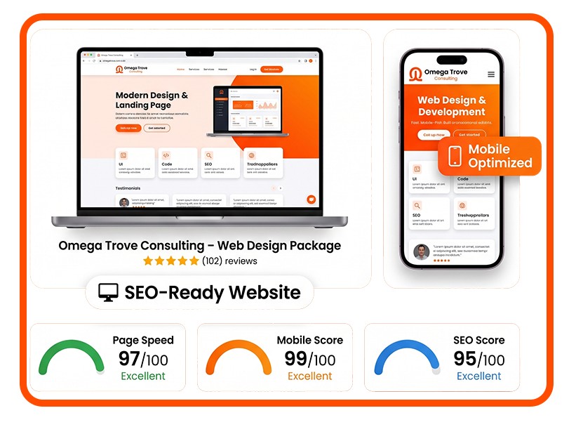 Web design & development — Omega Trove Consulting