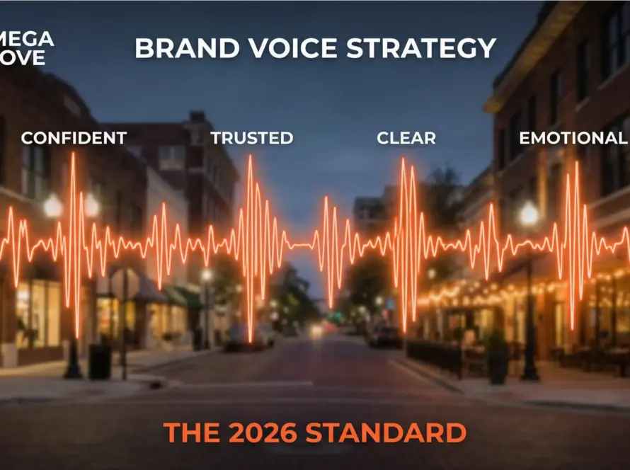 Brand voice strategy showing how consistent messaging builds trust and clarity for businesses