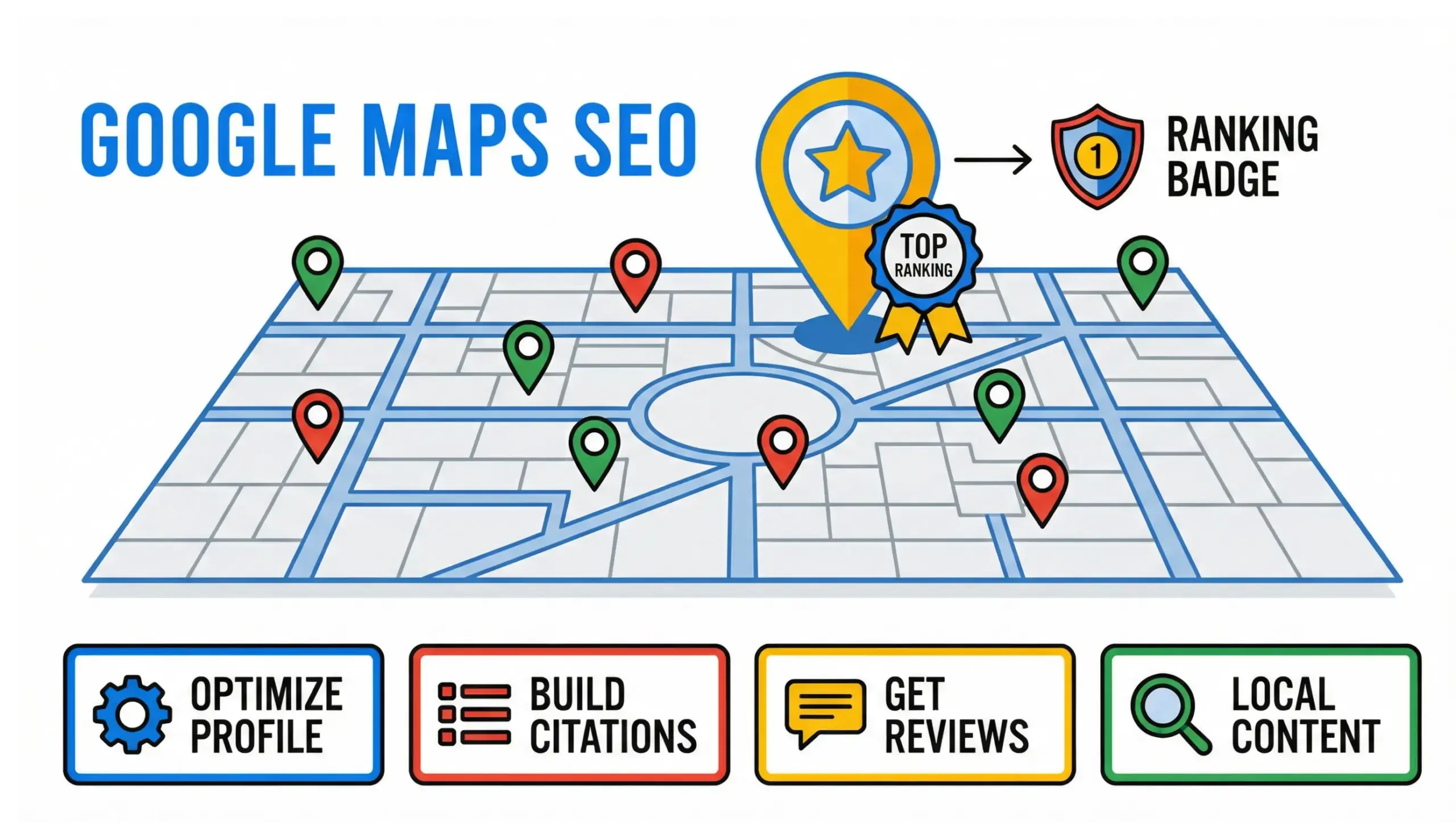 Winter Park SEO infographic showing Google Maps ranking competition and visibility